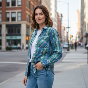 Denim & Supply Ralph Lauren RL Utility Shirt S Plaid #181A